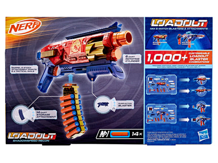 NERF Loadout mängurelv Shadowspeed Recon