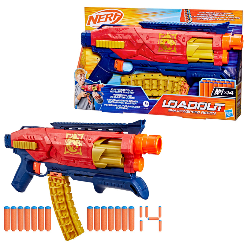NERF Loadout mängurelv Shadowspeed Recon