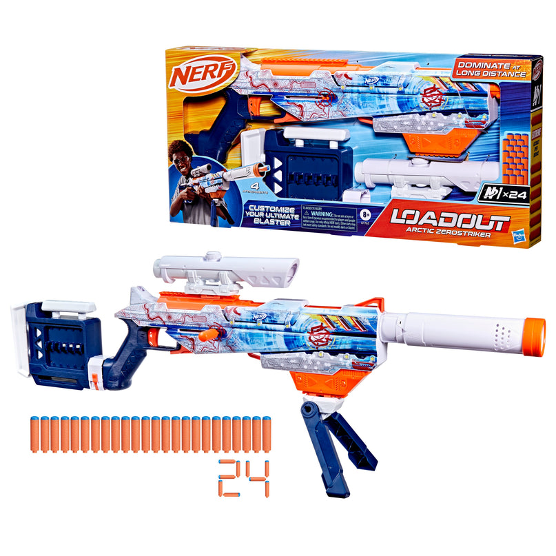 NERF Loadout mängurelv Arctic Zerostriker