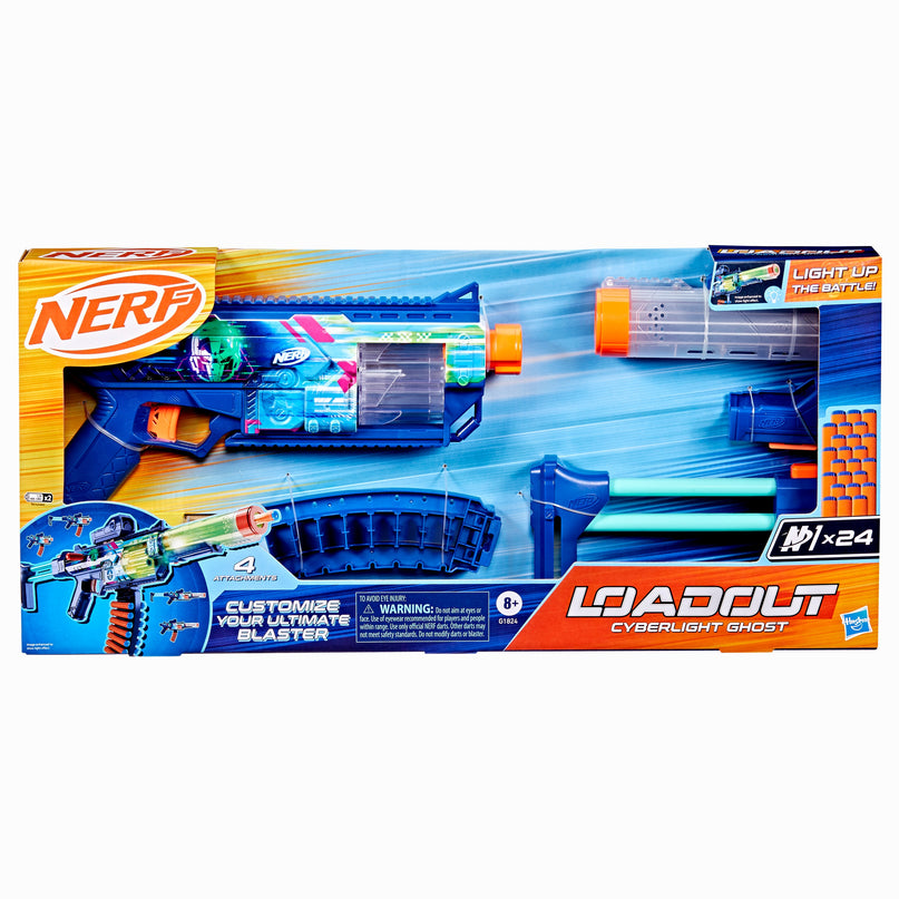 NERF Loadout mängurelv Cyberlight Ghost