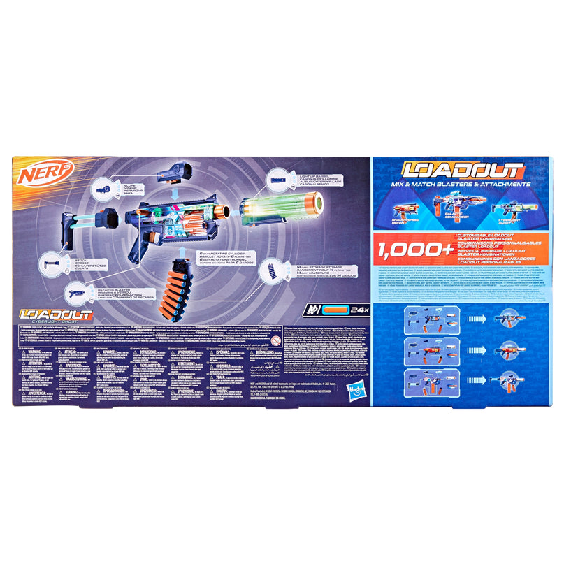 NERF Loadout mängurelv Cyberlight Ghost
