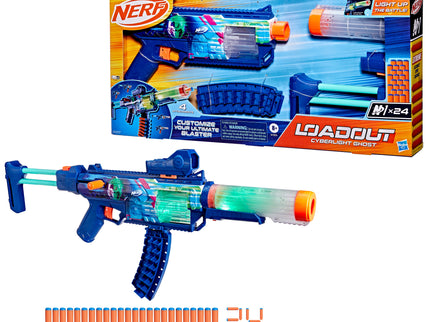 NERF Loadout mängurelv Cyberlight Ghost
