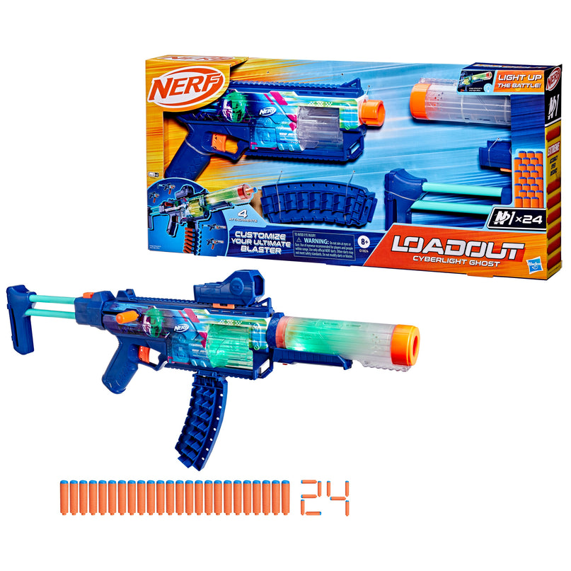 NERF Loadout mängurelv Cyberlight Ghost