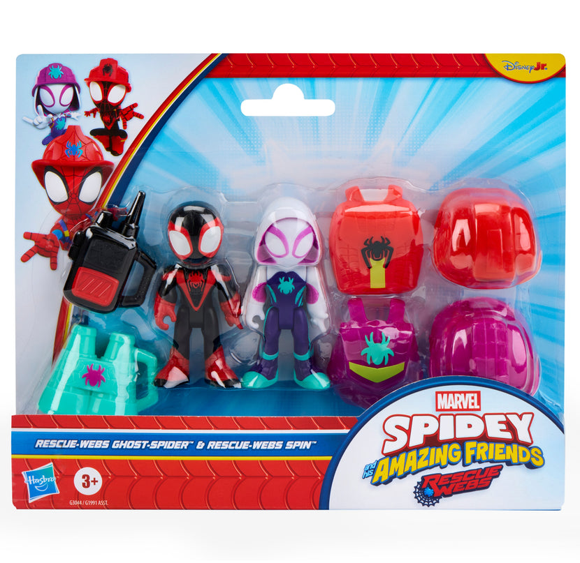 SPIDER-MAN Spidey mängufiguurid Rescue 2-pakk