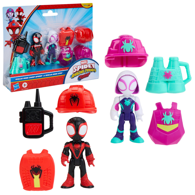 SPIDER-MAN Spidey mängufiguurid Rescue 2-pakk