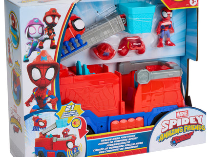 SPIDER-MAN Spidey mängukomplekt Rescuewebs tuletõrjeauto