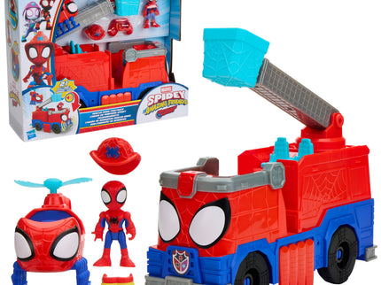 SPIDER-MAN Spidey mängukomplekt Rescuewebs tuletõrjeauto