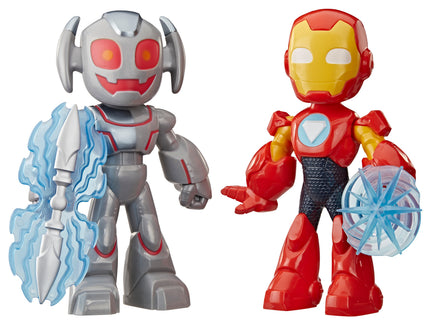 AVENGERS Iron Man and His Awesome Friends mängukomplekt Iron Man Ultron Clash pakk