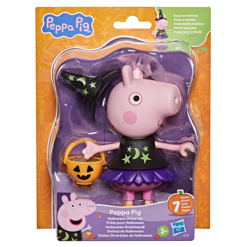PEPPA PIG mängukomplekt Peppa ja sõbrad Halloween kostüümidega 15 cm