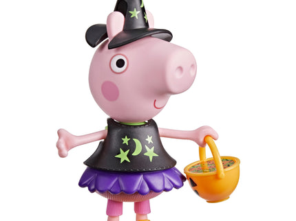PEPPA PIG mängukomplekt Peppa ja sõbrad Halloween kostüümidega 15 cm