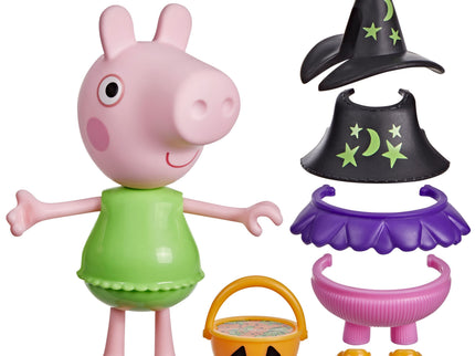 PEPPA PIG mängukomplekt Peppa ja sõbrad Halloween kostüümidega 15 cm