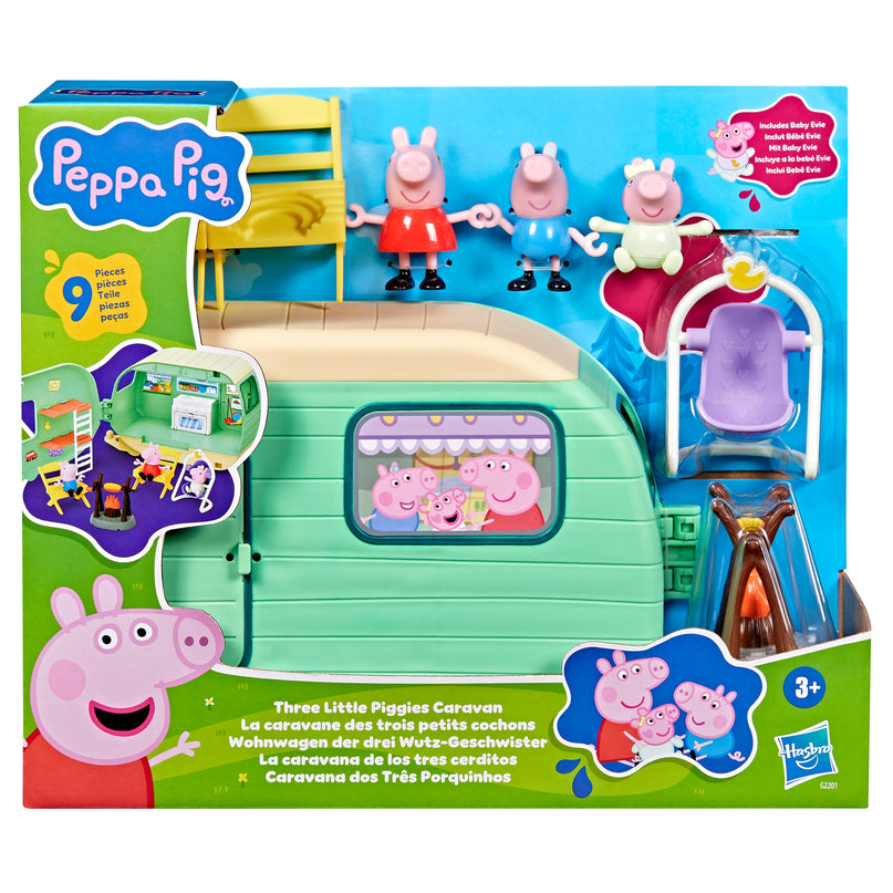 PEPPA PIG mängukomplekt Kolme põrsakese karavan