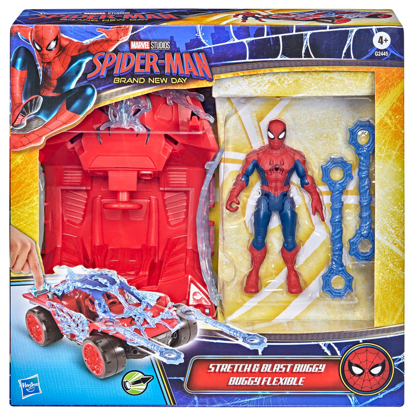 SPIDER-MAN Brand New Day mängukomplekt Web Blast sõiduk