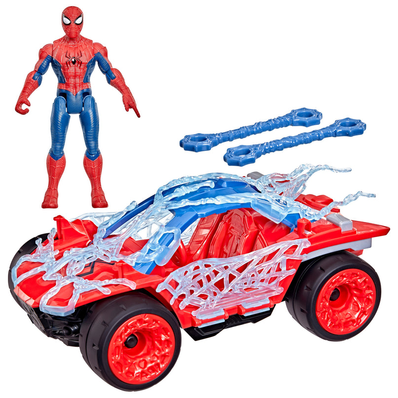 SPIDER-MAN Brand New Day mängukomplekt Web Blast sõiduk