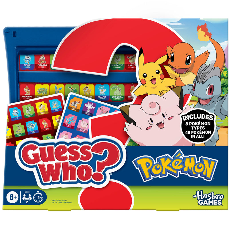 GUESS WHO POKEMON lauamäng (inglise keeles)