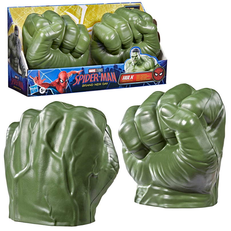 SPIDER-MAN Brand New Day mängukomplekt Hulk Gamma Smash rusikad