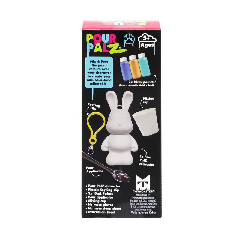 Pour Palz DIY mini värvitav jänku-võtmehoidja