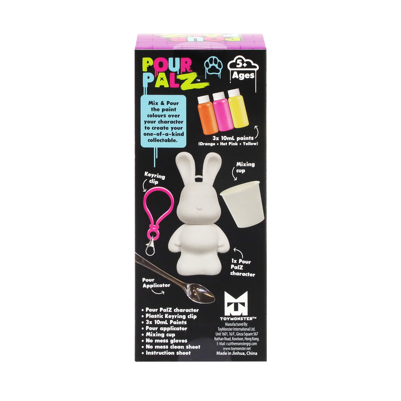 Pour Palz DIY mini värvitav jänku-võtmehoidja