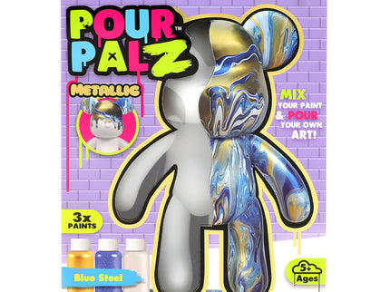 Pour Palz DIY värvitav karu-Blue Steel