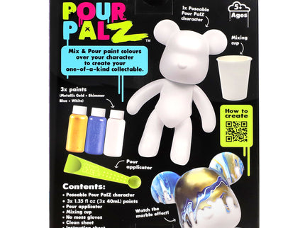 Pour Palz DIY värvitav karu-Blue Steel