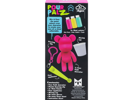 Pour Palz DIY mini värvitav karu-võtmehoidja