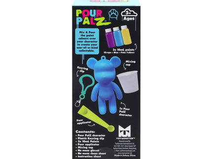Pour Palz DIY mini värvitav karu-võtmehoidja