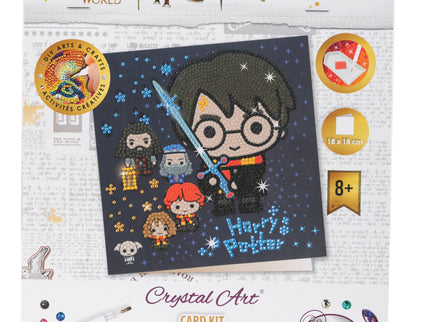 HARRY POTTER Teemantmaal Õnnitluskaart, 18 x 18 cm