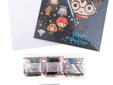 HARRY POTTER Teemantmaal Õnnitluskaart, 18 x 18 cm