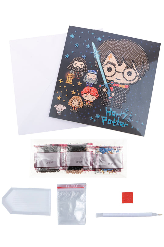 HARRY POTTER Teemantmaal Õnnitluskaart, 18 x 18 cm