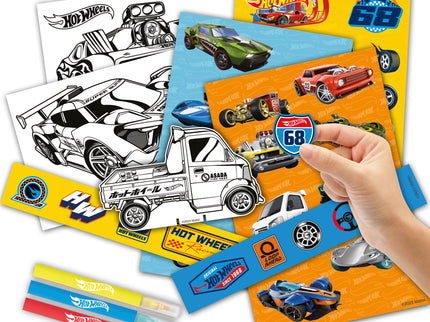 HOT WHEELS kleepsudega tegevuskomplekt