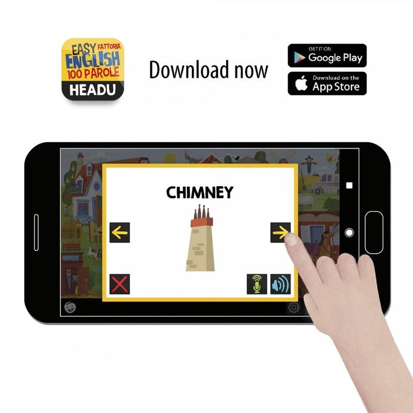 HEADU puslemäng Easy English Talu, 100 sõna