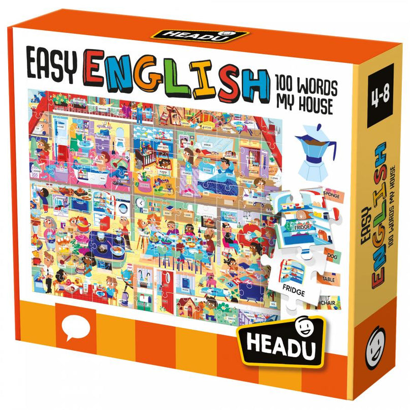 HEADU puslemäng Easy English Minu kodu, 100-sõnaline