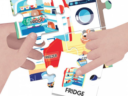 HEADU puslemäng Easy English Minu kodu, 100-sõnaline