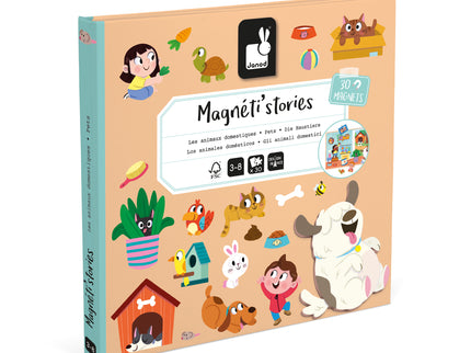 JANOD tegevusraamat Magneti´stories Lemmikloomad