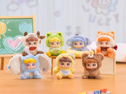 Q.KID pehme tegelasega pimepakk - Animal Preschool