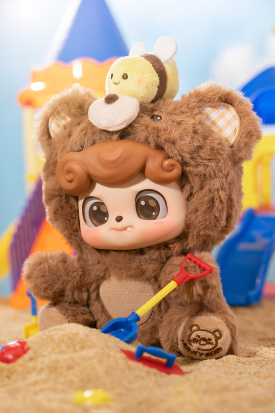 Q.KID pehme tegelasega pimepakk - Animal Preschool