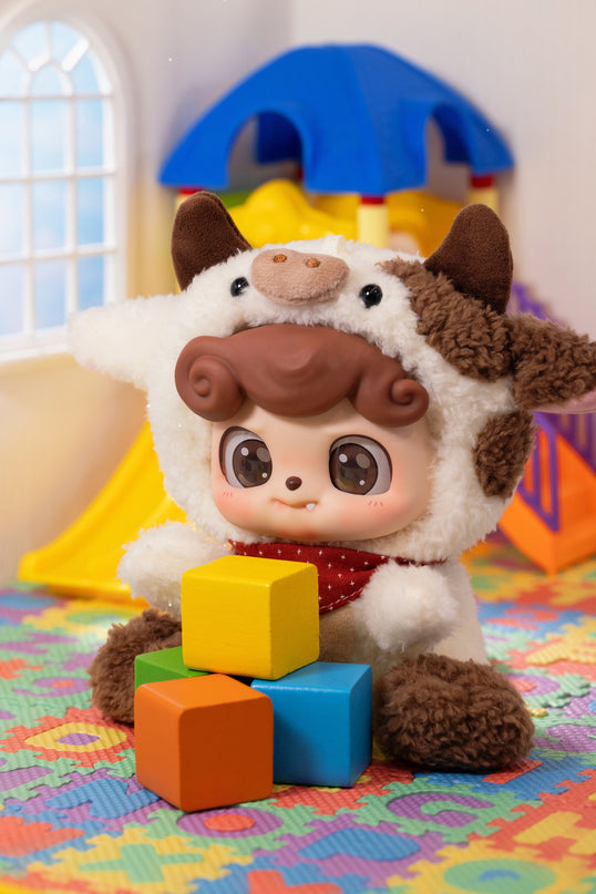 Q.KID pehme tegelasega pimepakk - Animal Preschool