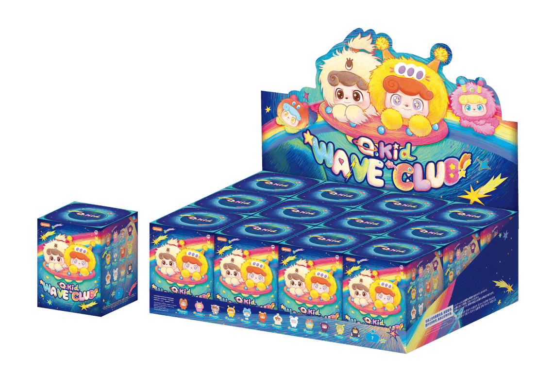 Q.KID pehme mänguasja pimepakk - Wave Club