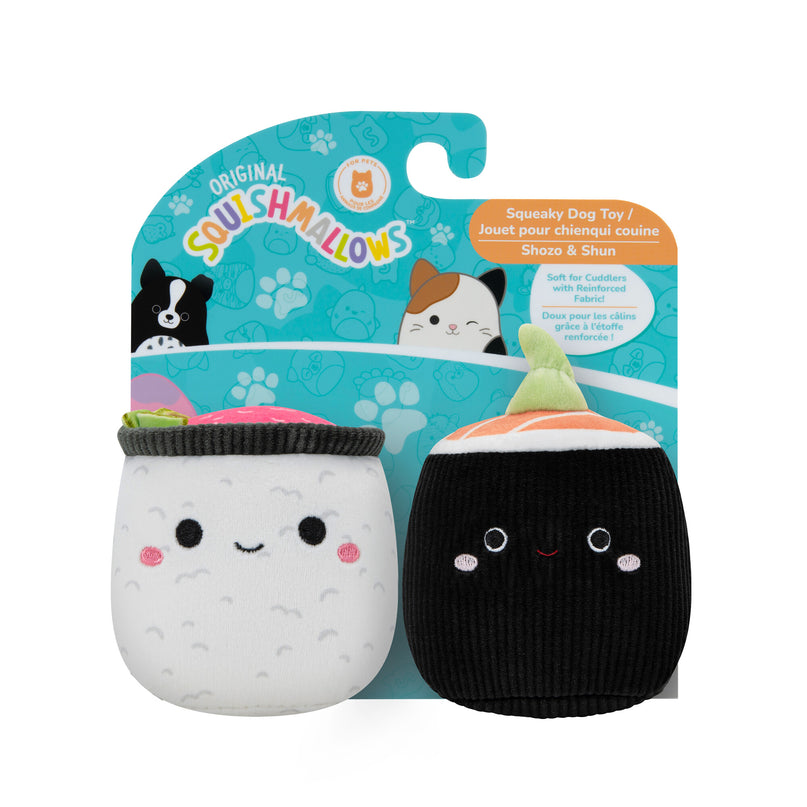 SQUISHMALLOWS pehme häälega lemmiklooma mänguasi, 2-pakk, 9 cm