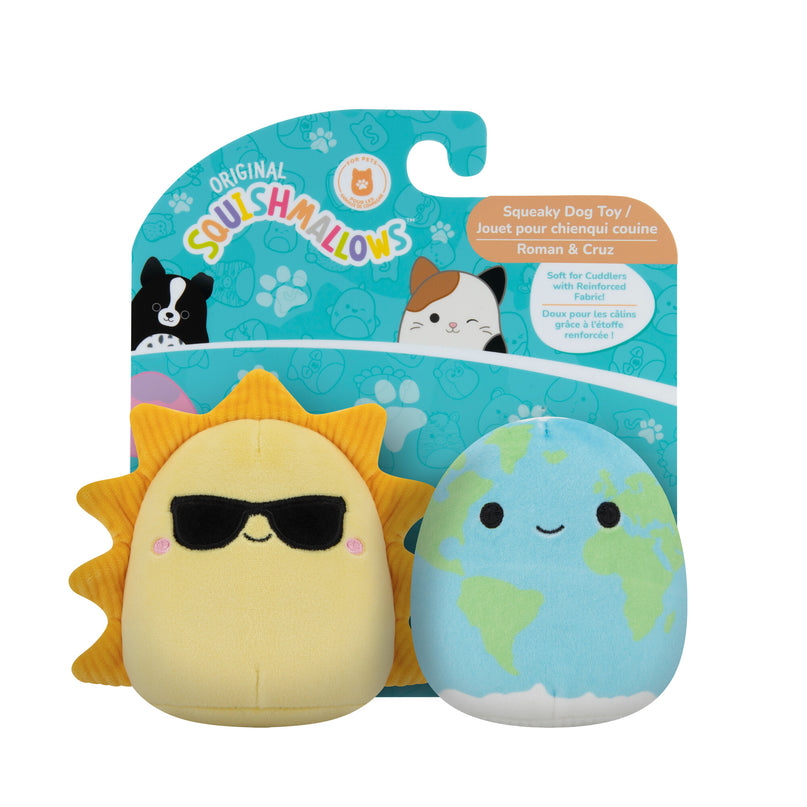 SQUISHMALLOWS pehme häälega lemmiklooma mänguasi, 2-pakk, 9 cm