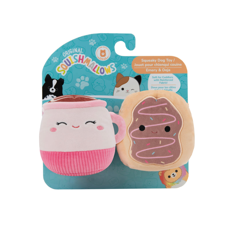SQUISHMALLOWS pehme häälega lemmiklooma mänguasi, 2-pakk, 9 cm