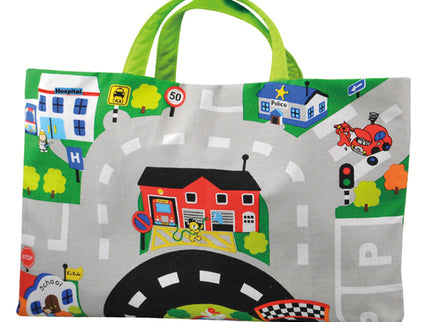 K's KIDS väikelaste mängumatt Autod Linnas