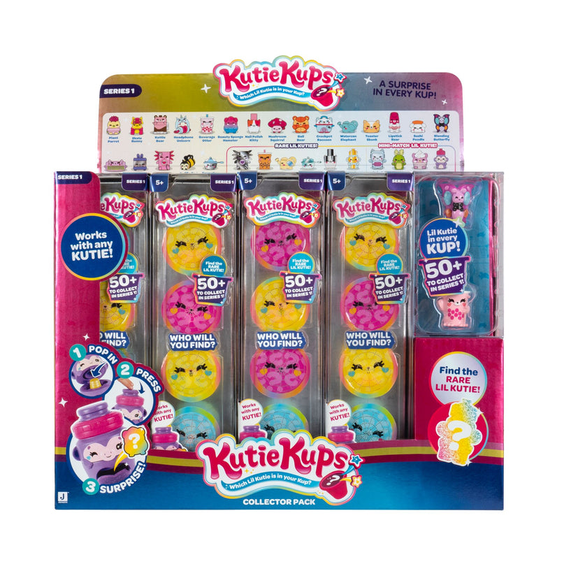 KUTIE KUPS figuurid kapslis, 4 tk, 4 cm