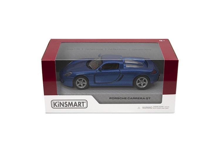 KINSMART metallist mudelauto Porsche Carrera GT, skaala 1:36