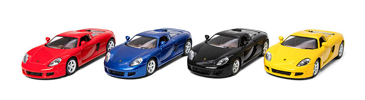 KINSMART metallist mudelauto Porsche Carrera GT, skaala 1:36