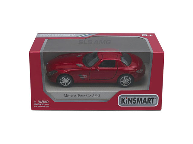 KINSMART Metallist auto Mercedes-Benz SLS AMG, skaala 1:38