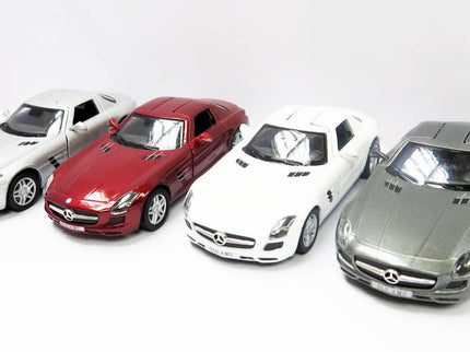 KINSMART Metallist auto Mercedes-Benz SLS AMG, skaala 1:38