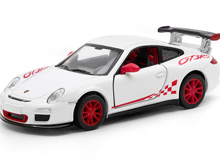 KINSMART metallist mudelauto 2010 Porsche 911 GST RS, skaala 1:36