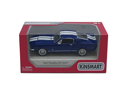 KINSMART Metallist auto 1967 Shelby GT-500, skaala 1:38