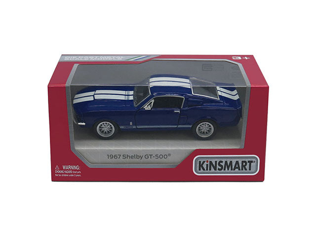 KINSMART Metallist auto 1967 Shelby GT-500, skaala 1:38